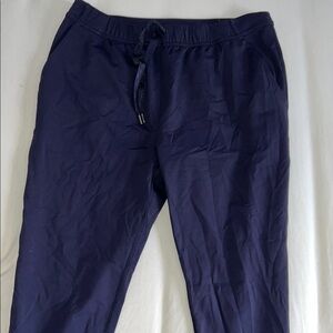 lululemon athletica Blue Casual Pants with Elastic Waistband and Drawstring
